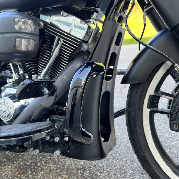 Chin Spoiler for Chopped Engine Guard for Harley® Touring from HOGWORKZ on street glide