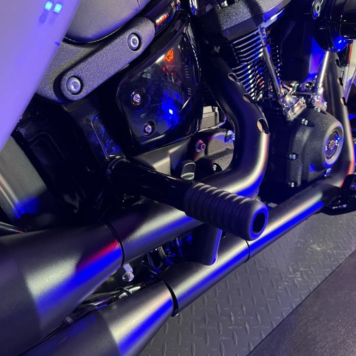 softail passenger peg frame slider low rider st