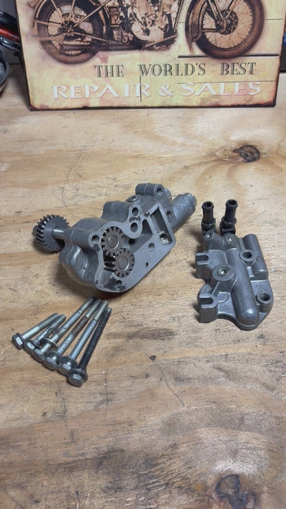 Harley OEM Shovelhead Oil Pump Assembly 26219-68B 1968-84 Used
