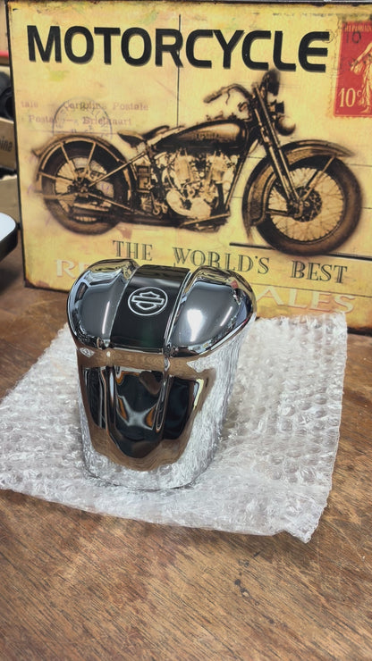 Harley-Davidson OEM Harley M8 Waterfall Chrome Horn Cover - 61300626A