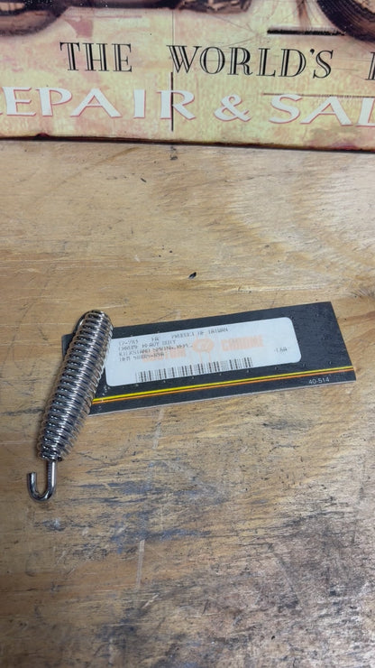 Custom Chrome Harley Kickstand Spring – New Other – Supplied P/N 12-285