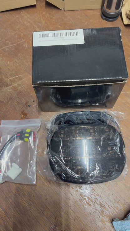 New Smoked LED Harley Tail Light Aftermarket X0038GKFNB Open Box