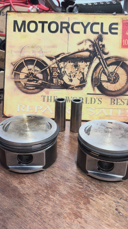 Harley Twin Cam Standard Piston Set 22095-99B 94.34mm 3.71in Used