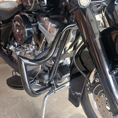Black Havoc Engine Guard / Crash Bar Harley® Touring from HOGWORKZ on bike side