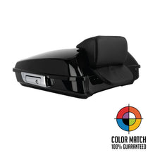 Color Matched Razor Tour Pack w/ Slim Backrest & Chrome Hardware for Indian®