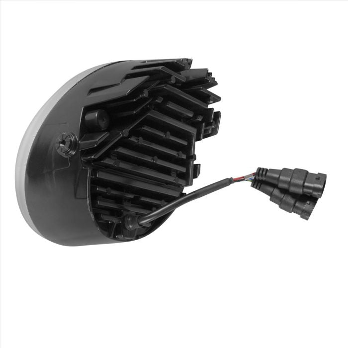 Harley® V-Rod '02-'17 Blackout LED Headlight from HOGWORKZ back