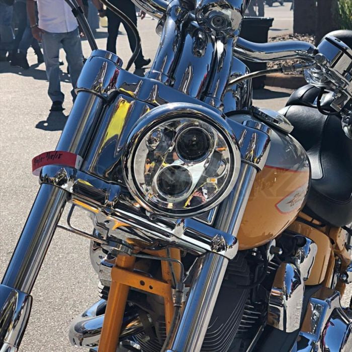 Harley® 5 3/4" Chrome LED Headlight from HOGWORKZ® on harley