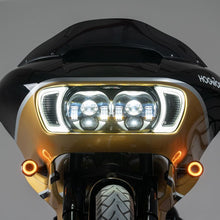 HOGWORKZ® HALOMAKER AMBERZ™ LED Front Turn Signals for Harley-Davidson® 1157 Base with Bullet Lens on bike