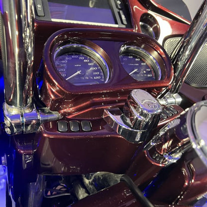Color Matched Gauge Cluster Covers for Harley® Road Glide '15-'23