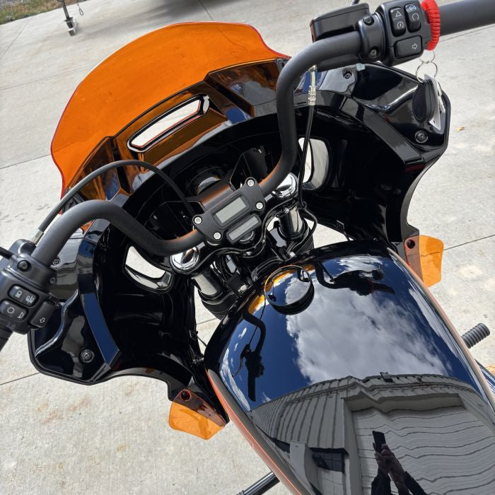 Color Match HOGWORKZ® Ruckus ST Fairing Kit for Harley® M8 Softail on Street bob pov
