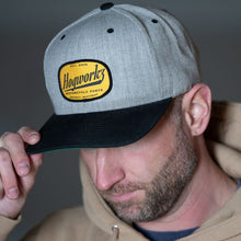 HOGWORKZ® Script Snapback Hat | Grey