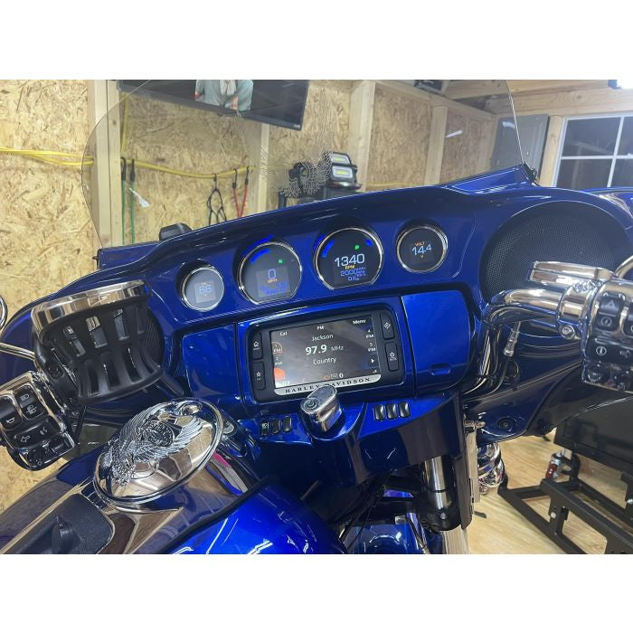 Frosted Teal Harley® Front Inner Speedometer Cowl Fairing for Harley® Touring '14-'23