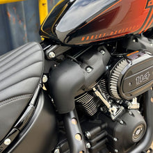 Color Matched Air Deflectors for Harley® Softail on bike
