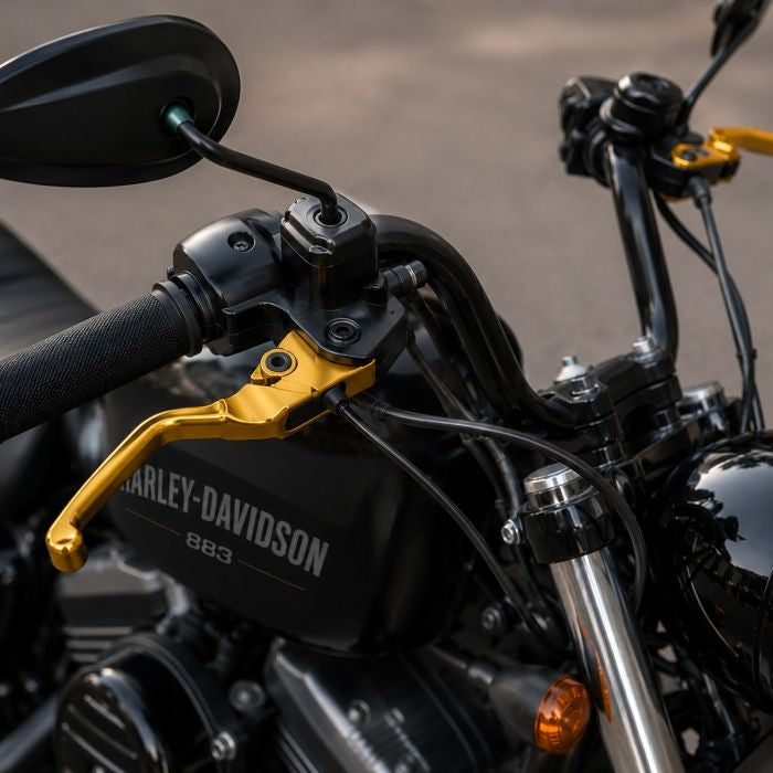 HOGWORKZ® Gold Performance Brake & Clutch Levers for Harley® Sportster