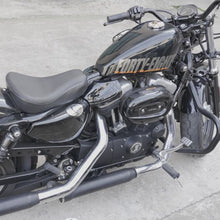 Harley® Sportster XL Mid-Frame Air Deflectors for '14-'22 | Smoked from HOGWORKZ on bike