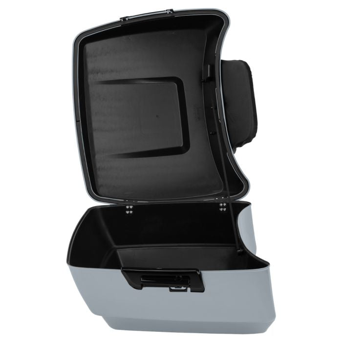 Star Silver King Tour Pack w/ Slim Backrest & Black Hardware for Indian®