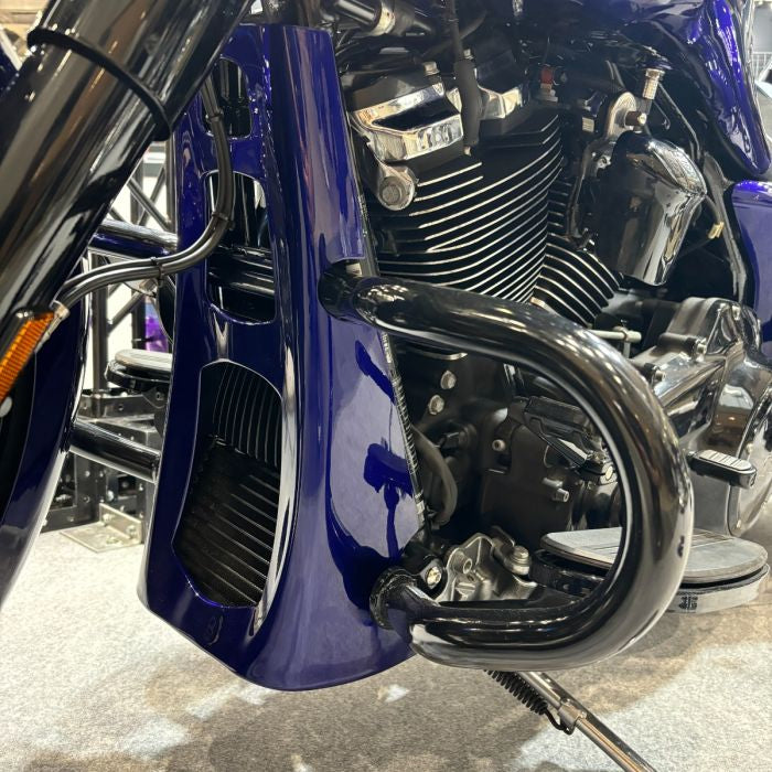 Color Matched Chin Spoiler for Chopped Engine Guard for Harley® Touring '14-'23